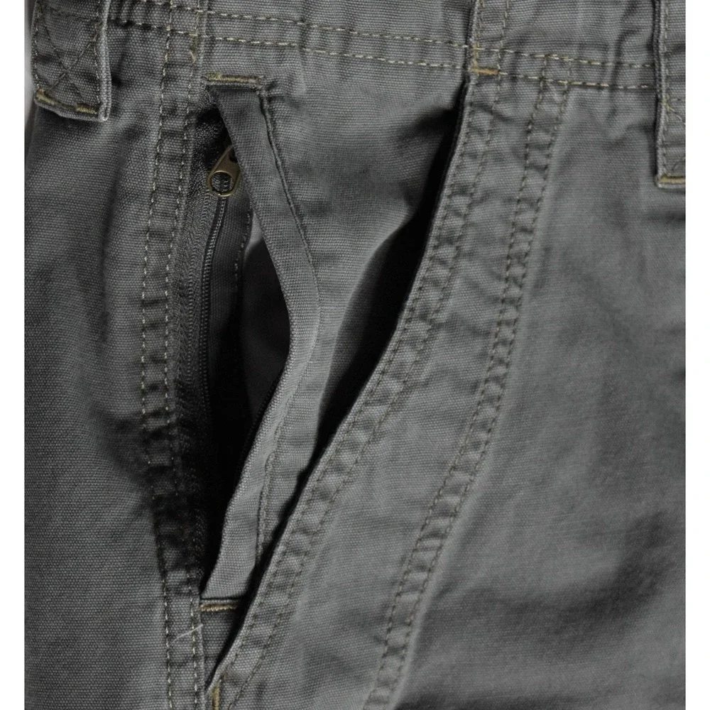 Wrangler Men's 46 Olive Green Hiker Cargo Shorts Cotton Ripstop Comfort Waist